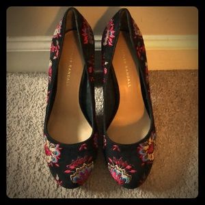 Loeffler Randall embroidered pumps